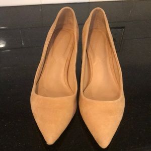 Suede, Aldo block heel